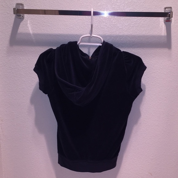 Juicy Couture Velour Midnight-Blue ZIP-Up Hoodie - Picture 4 of 4